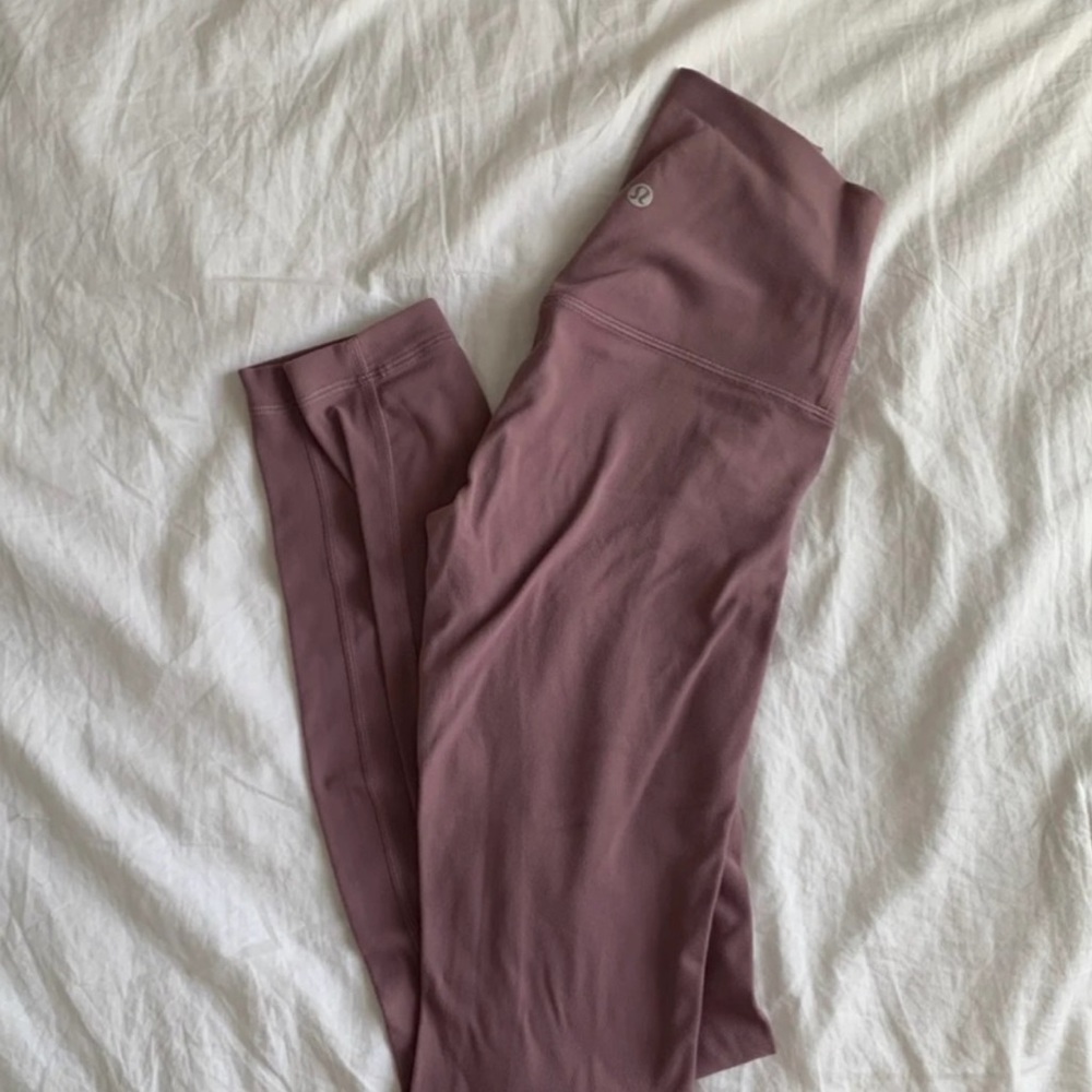 Mauve Lululemon Align leggings size 2